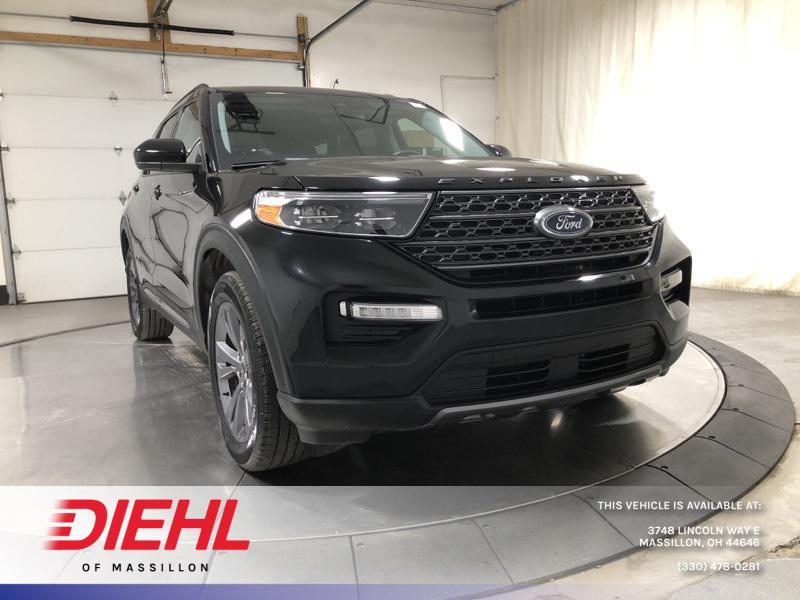 used 2022 Ford Explorer car, priced at $27,500
