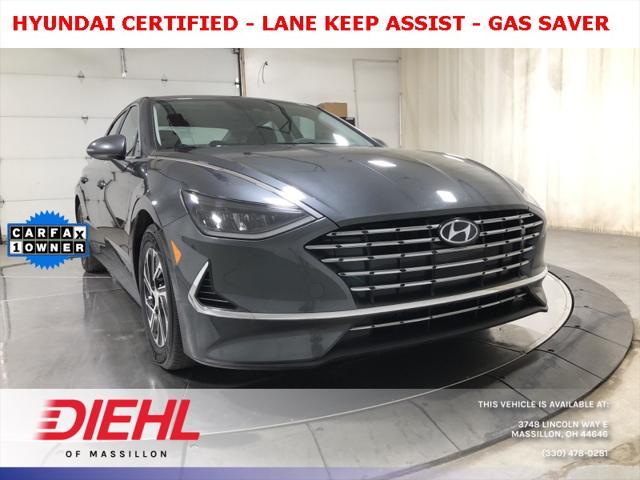 used 2022 Hyundai Sonata Hybrid car, priced at $20,600
