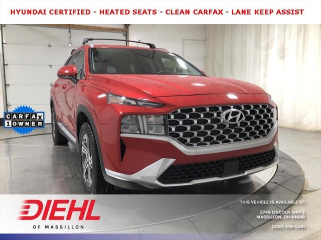 used 2022 Hyundai Santa Fe car, priced at $20,700
