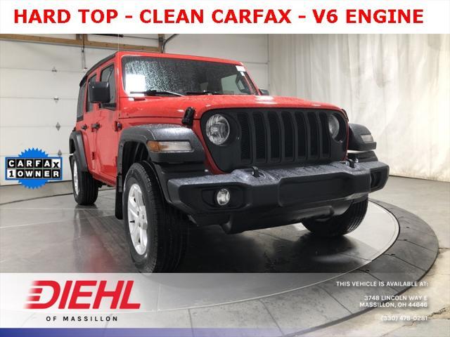used 2021 Jeep Wrangler Unlimited car, priced at $30,200