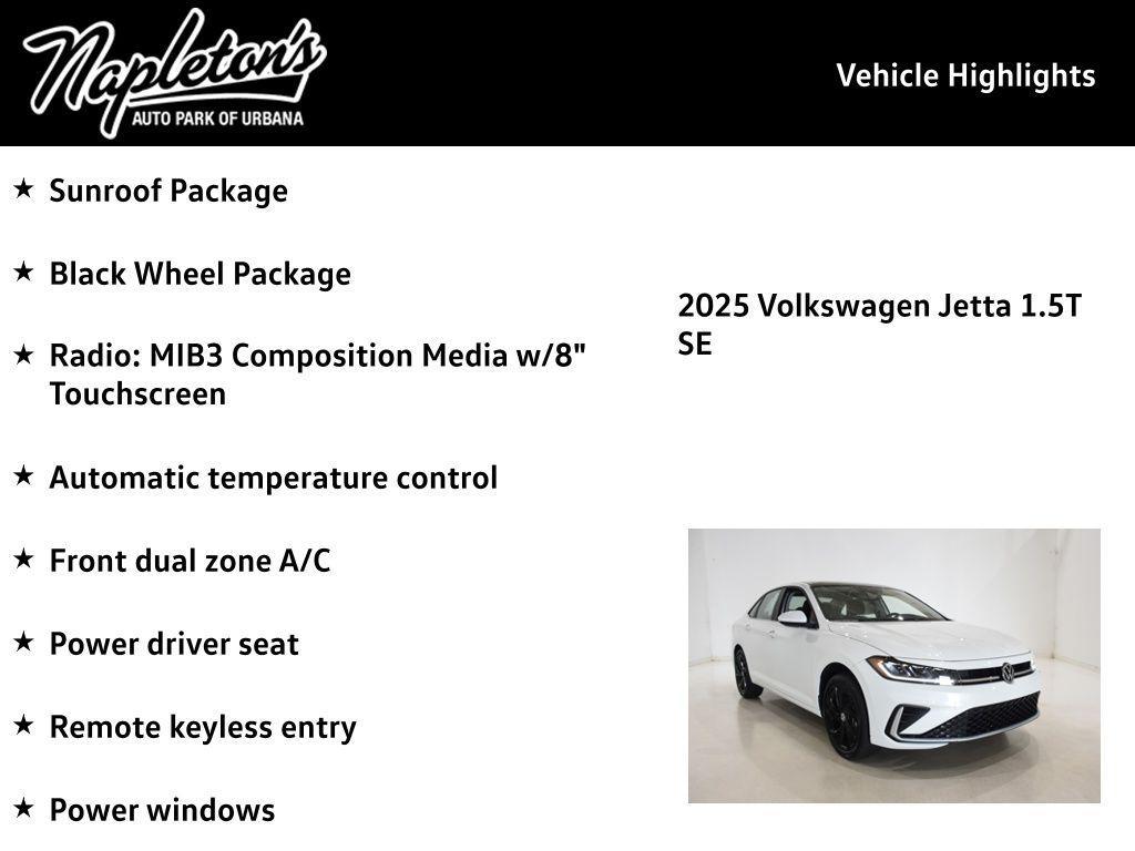 new 2025 Volkswagen Jetta car, priced at $27,733