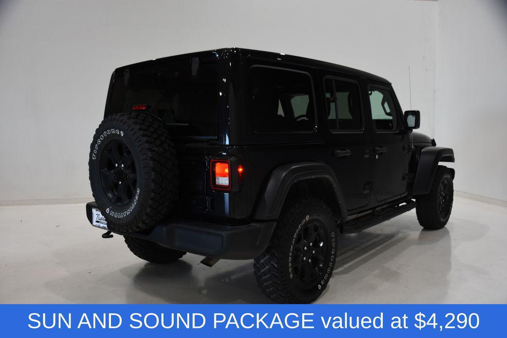 used 2022 Jeep Wrangler car, priced at $33,900