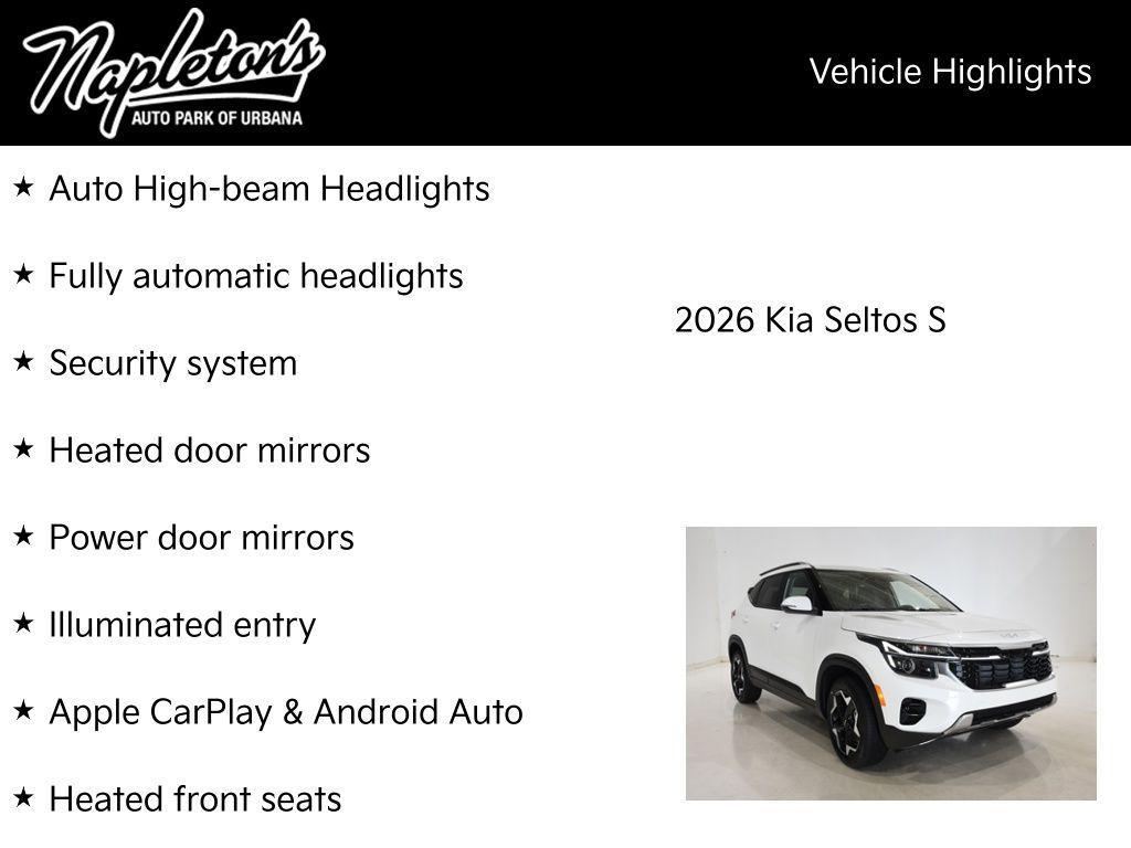 new 2026 Kia Seltos car, priced at $27,847