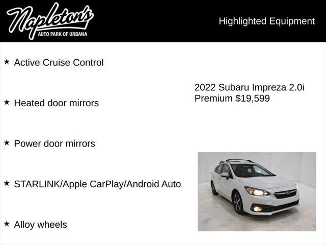 used 2022 Subaru Impreza car, priced at $19,599