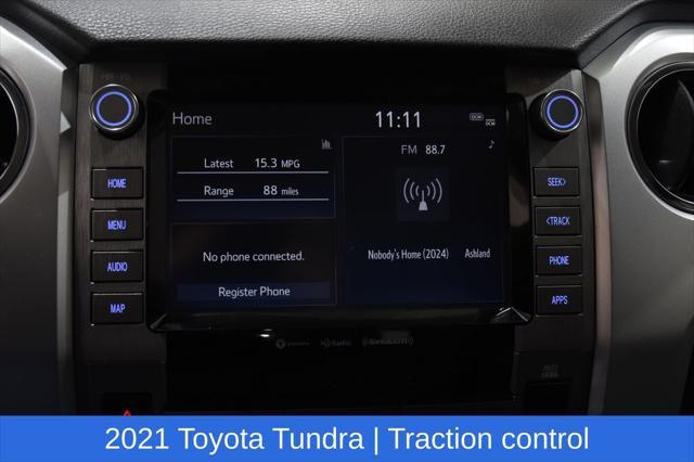 used 2021 Toyota Tundra car, priced at $38,770