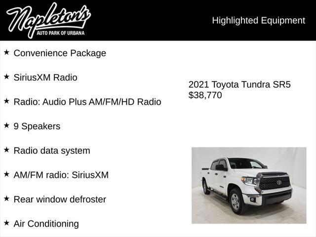 used 2021 Toyota Tundra car, priced at $38,770