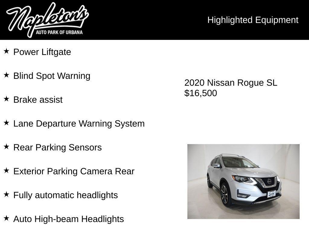 used 2020 Nissan Rogue car, priced at $16,500