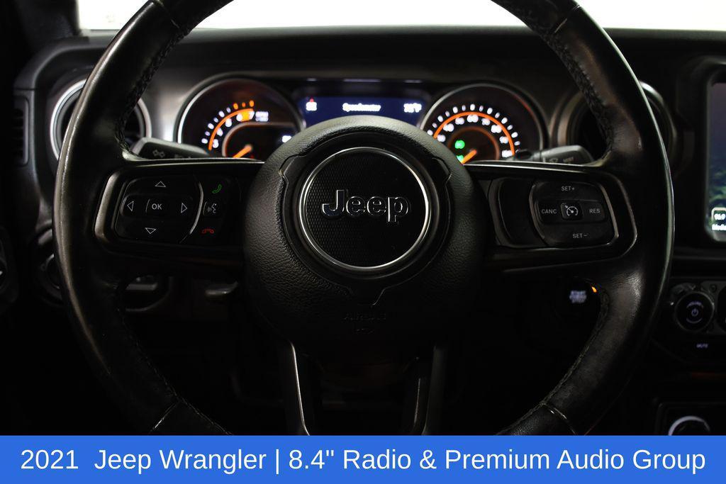 used 2021 Jeep Wrangler car, priced at $28,500
