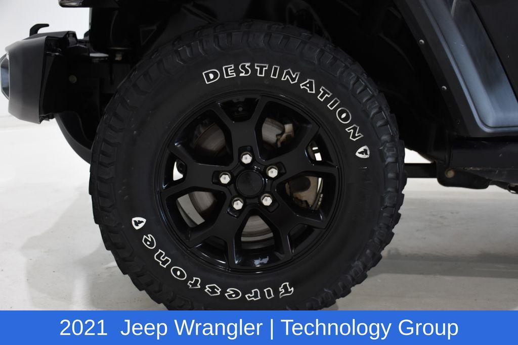 used 2021 Jeep Wrangler car, priced at $28,500