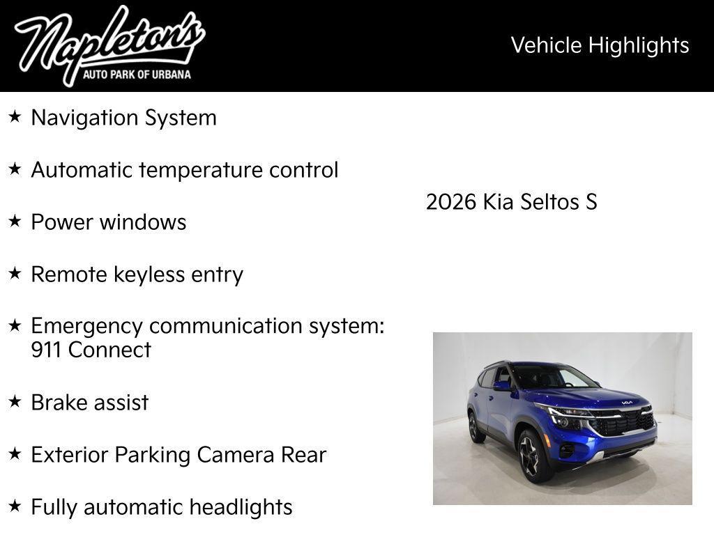 new 2026 Kia Seltos car, priced at $27,638