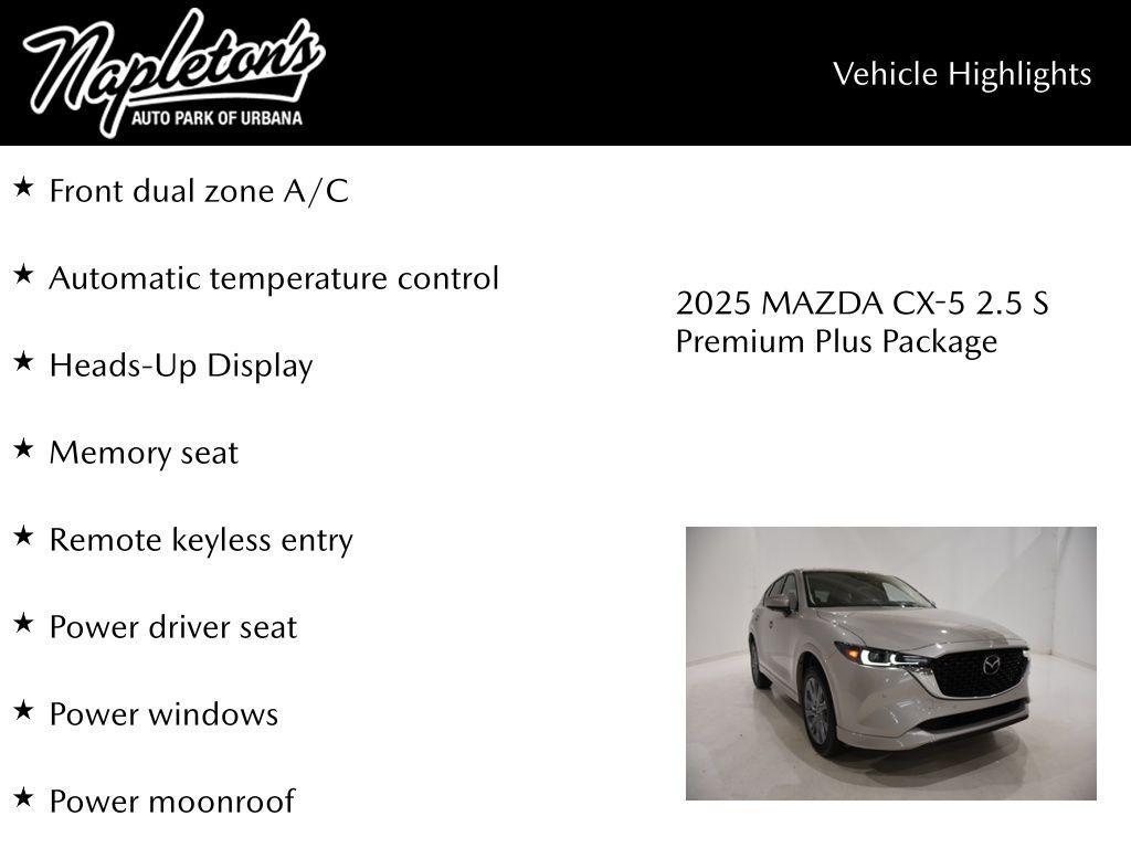 new 2025 Mazda CX-5 car, priced at $36,432
