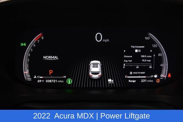 used 2022 Acura MDX car, priced at $38,575