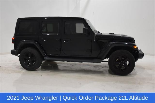 used 2021 Jeep Wrangler Unlimited car, priced at $31,950