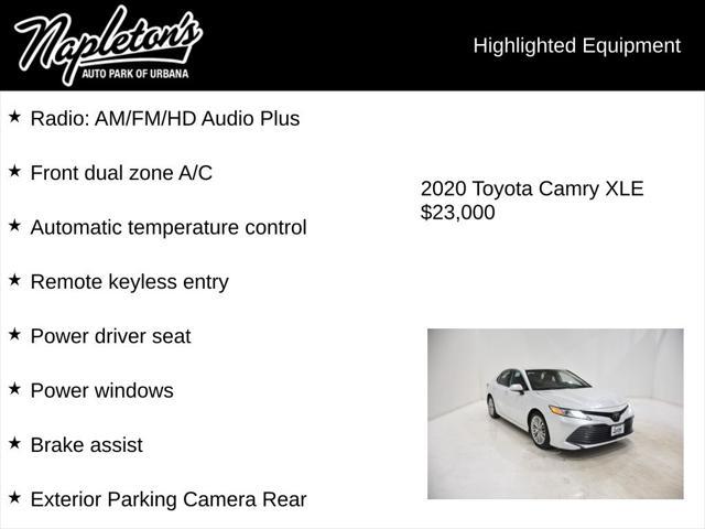 used 2020 Toyota Camry car, priced at $23,000