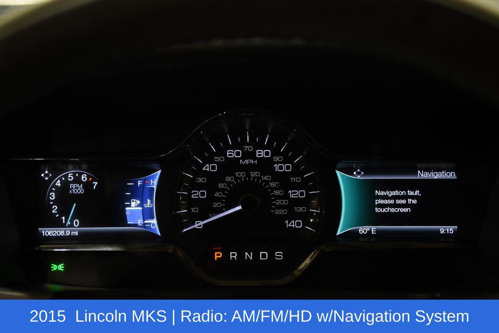 used 2015 Lincoln MKS car, priced at $10,000