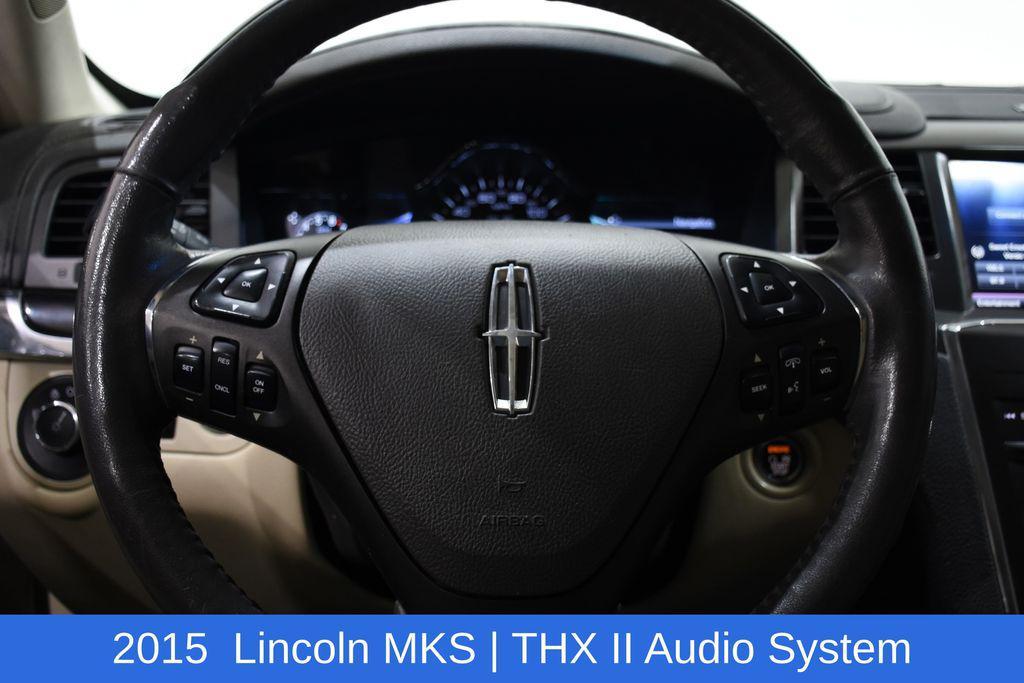 used 2015 Lincoln MKS car, priced at $10,000