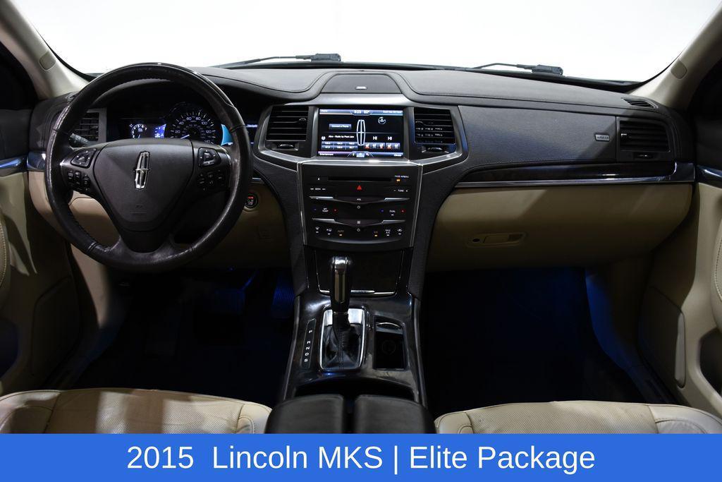 used 2015 Lincoln MKS car, priced at $10,000