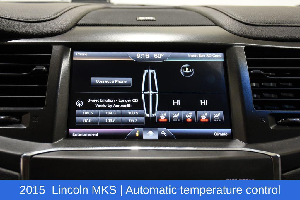 used 2015 Lincoln MKS car, priced at $10,000
