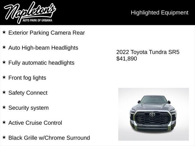 used 2022 Toyota Tundra car, priced at $41,890