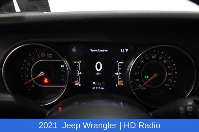 used 2021 Jeep Wrangler Unlimited car, priced at $32,092