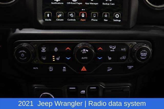 used 2021 Jeep Wrangler Unlimited car, priced at $32,092