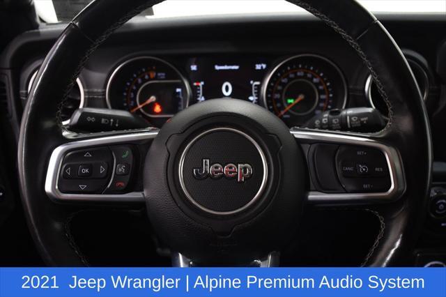 used 2021 Jeep Wrangler Unlimited car, priced at $32,092