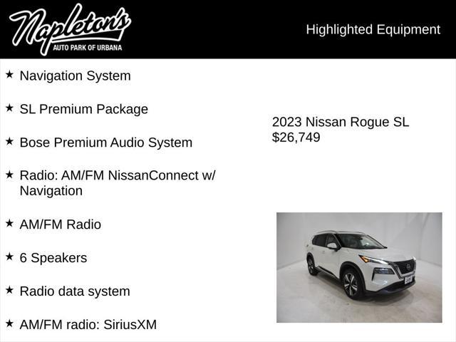 used 2023 Nissan Rogue car, priced at $26,749