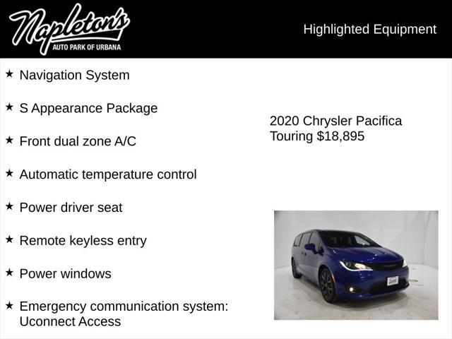 used 2020 Chrysler Pacifica car, priced at $18,895