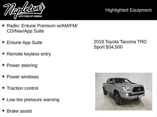 used 2019 Toyota Tacoma car, priced at $34,500