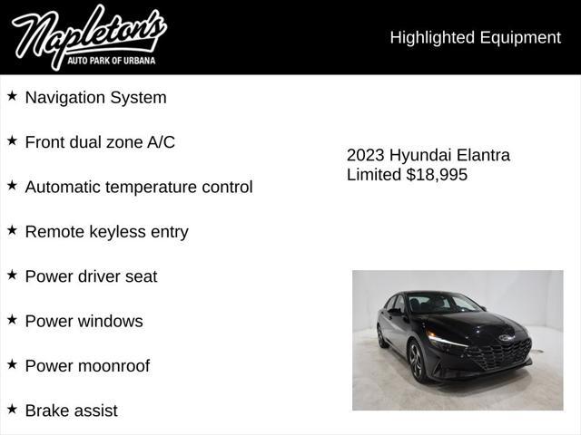 used 2023 Hyundai Elantra car, priced at $18,995