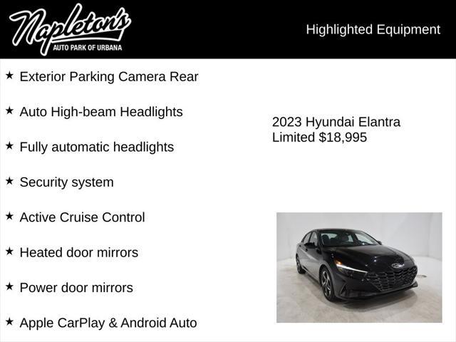 used 2023 Hyundai Elantra car, priced at $18,995