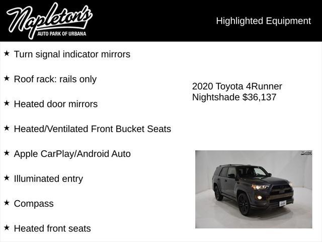 used 2020 Toyota 4Runner car, priced at $36,137