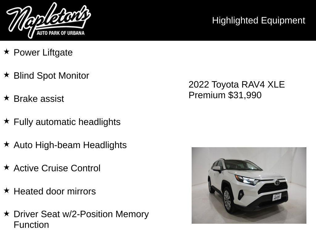 used 2022 Toyota RAV4 car, priced at $31,990