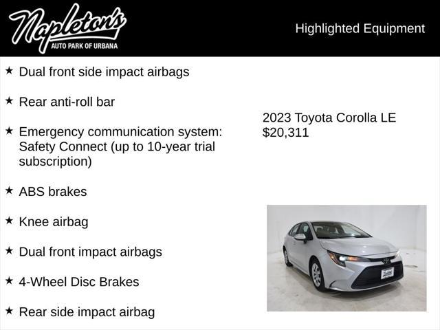 used 2023 Toyota Corolla car, priced at $20,311