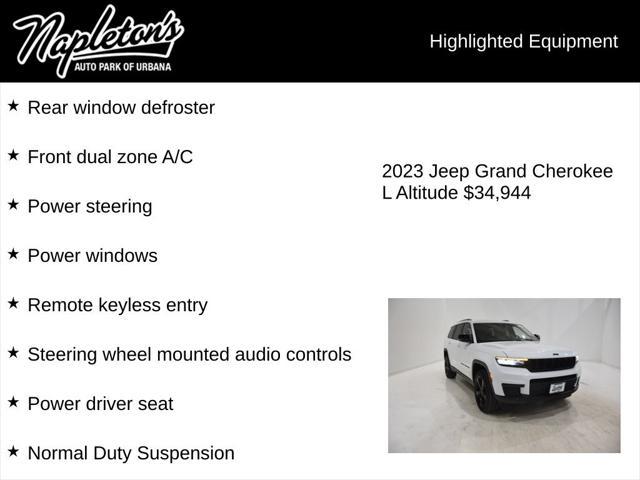 used 2023 Jeep Grand Cherokee L car, priced at $34,944