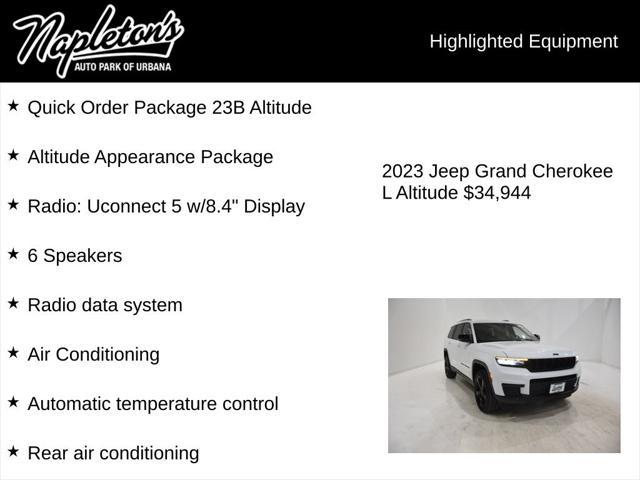 used 2023 Jeep Grand Cherokee L car, priced at $34,944