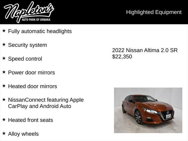 used 2022 Nissan Altima car, priced at $22,350