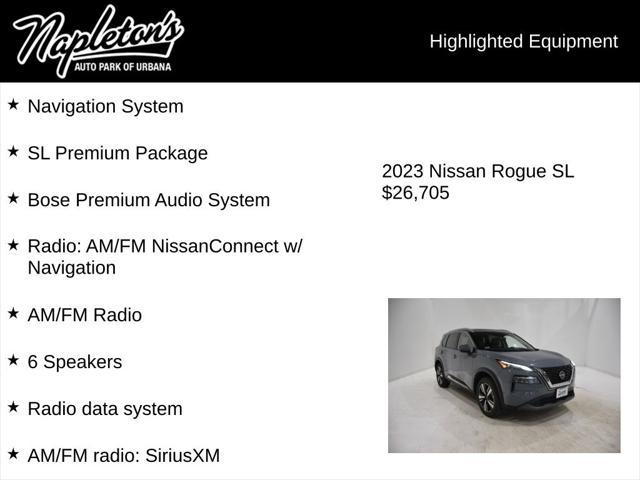 used 2023 Nissan Rogue car, priced at $26,705