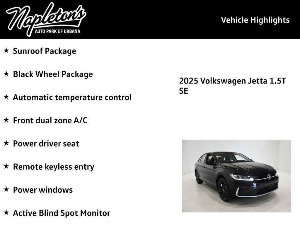 new 2025 Volkswagen Jetta car, priced at $27,780