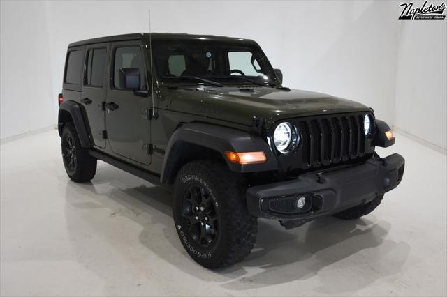 used 2022 Jeep Wrangler car, priced at $28,700