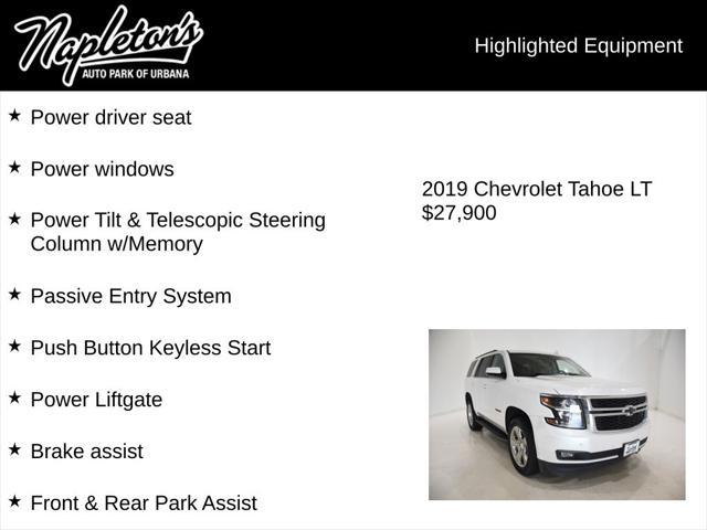 used 2019 Chevrolet Tahoe car, priced at $27,590
