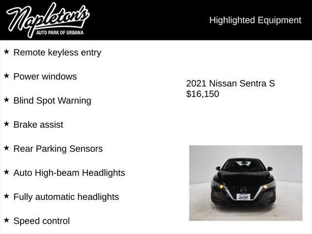 used 2021 Nissan Sentra car, priced at $15,999