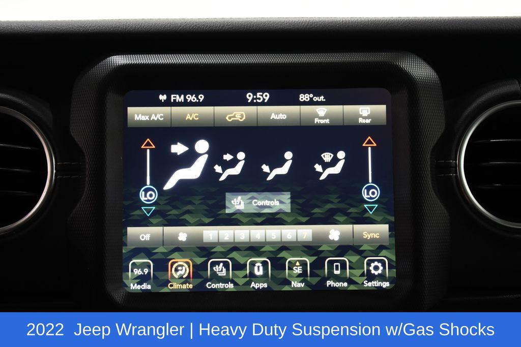 used 2022 Jeep Wrangler Unlimited car, priced at $30,225