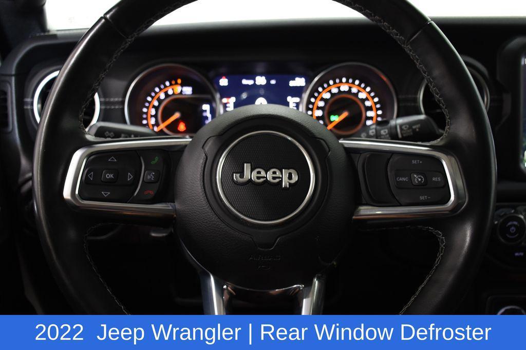 used 2022 Jeep Wrangler Unlimited car, priced at $30,225
