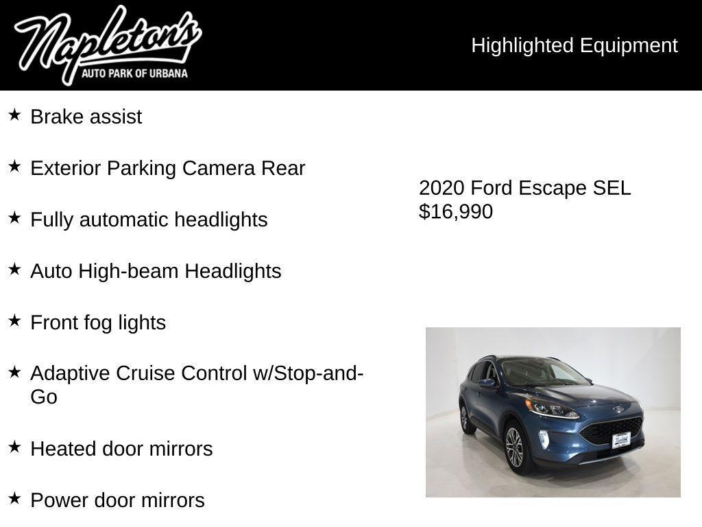 used 2020 Ford Escape car, priced at $16,990