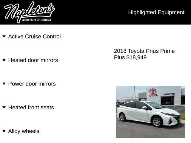 used 2018 Toyota Prius Prime car, priced at $18,626