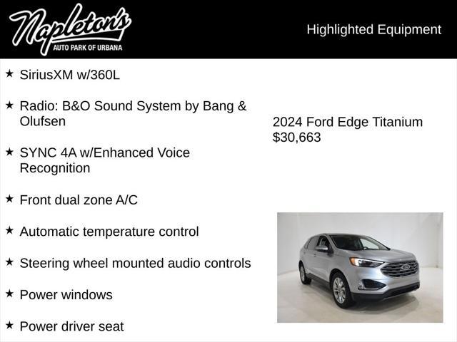used 2024 Ford Edge car, priced at $30,663