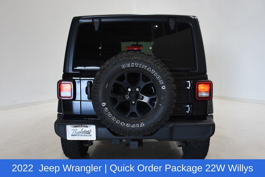 used 2022 Jeep Wrangler car, priced at $29,500