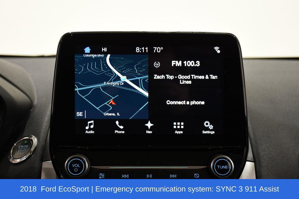 used 2018 Ford EcoSport car, priced at $11,225