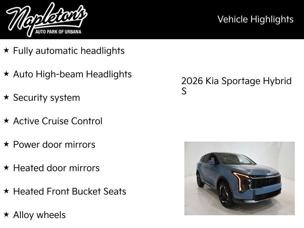 new 2026 Kia Sportage car, priced at $33,487